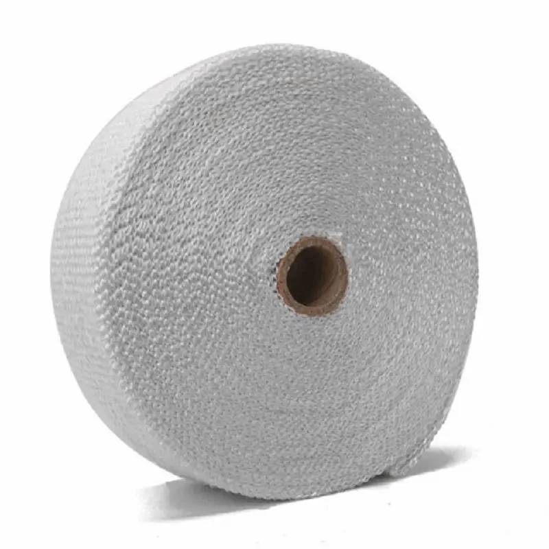 5M/10M/15M Roll Fiberglass Heat Shield Motorcycle Exhaust Thermal Tape Header Pipe Heat Wrap Tape with Stainless Ties A - Image 4