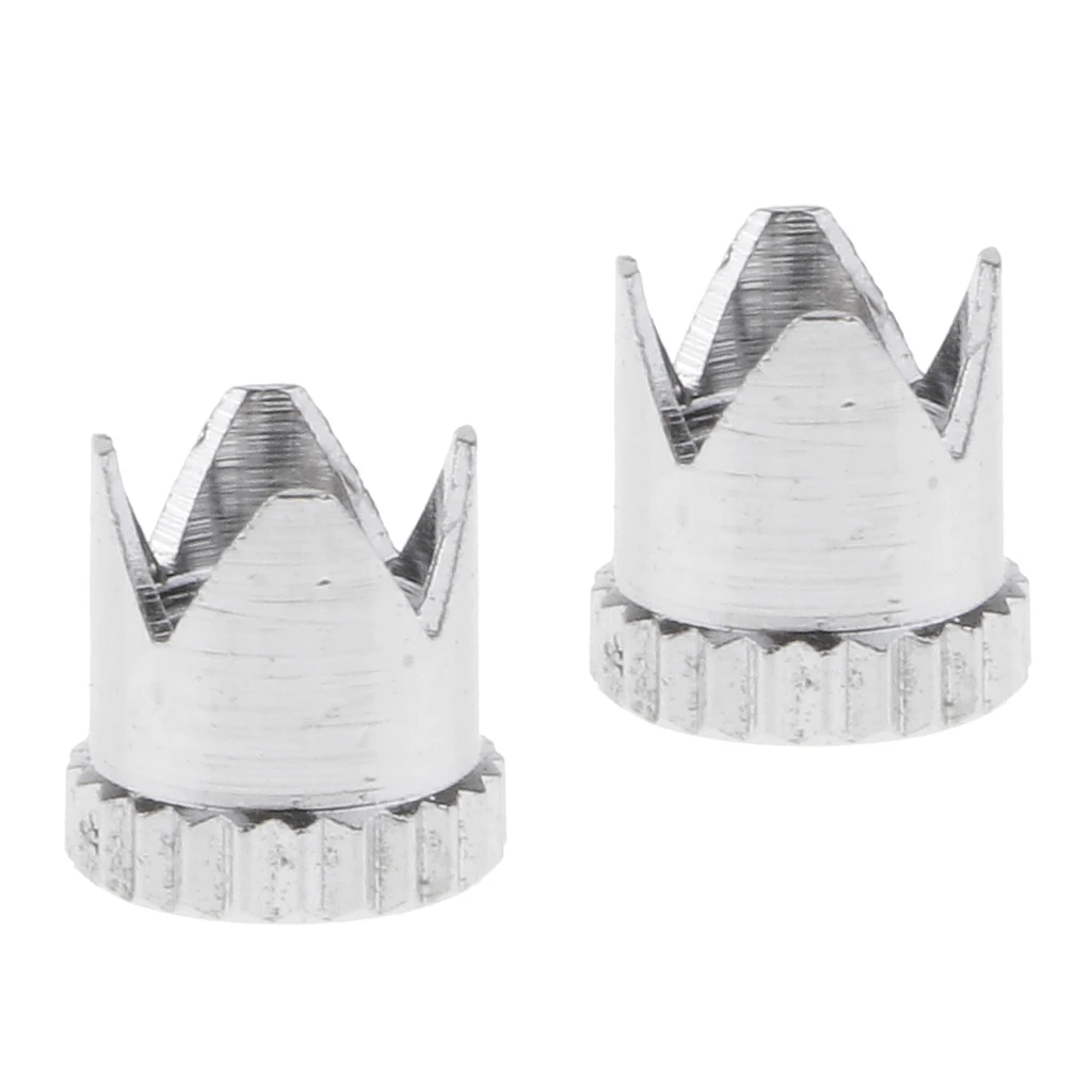 2x Airbrush Brass Crown  Cap Air Brush Machine Accessories Part Supply