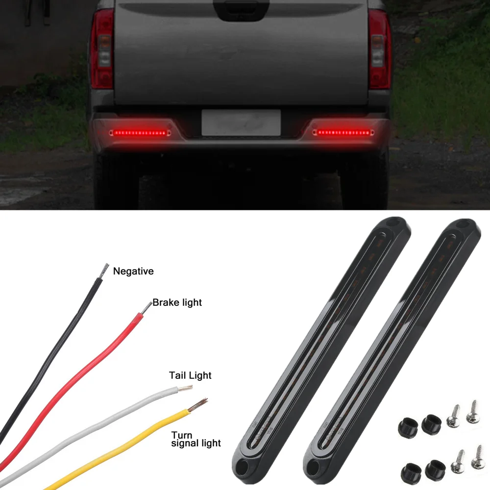 

2 шт., стоп-сигналы для грузовиков, прицепов, фургонов, 12 В, 24 В