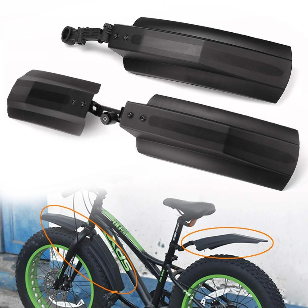 2 個雪自転車マッドガード インチ 26 インチ脂肪バイクフェンダーフロントリア泥ガード用バイクサイクリング自転車フェンダー フェンダー Aliexpress