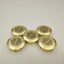 Золотой табачный курительный увлажнитель для сигар круглый 37 мм для портсигар чехол Аксессуары 5 шт./партия MD037