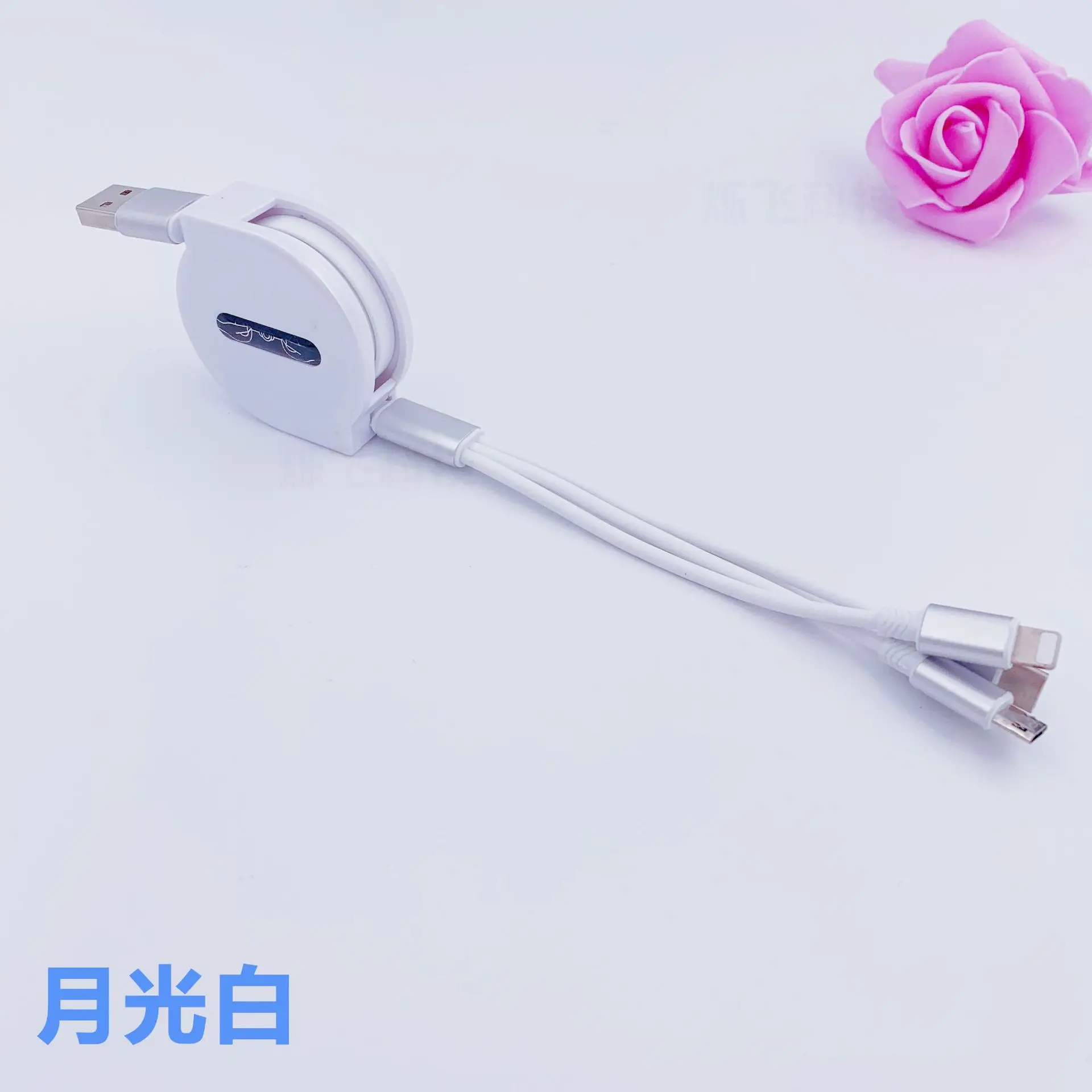 Bozhu 3 в 1 Выдвижной usb-кабель для iPhone Xs Max XR Xs Быстрая зарядка USB type C для samsung S8 S9Plus Micro usb линия передачи данных