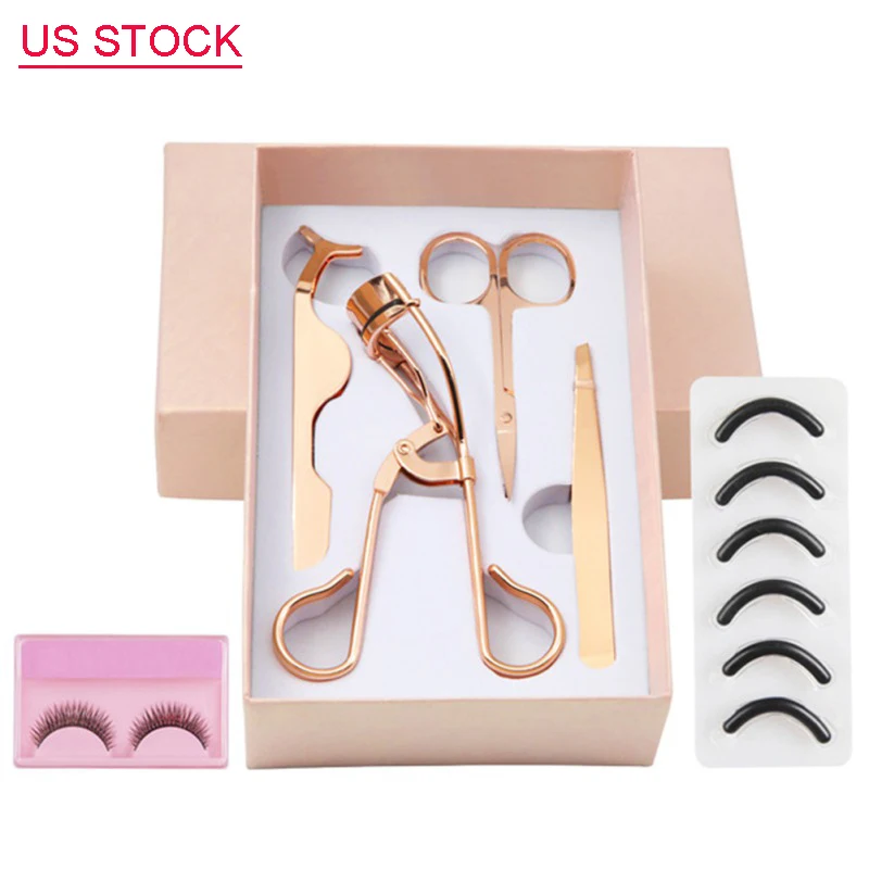 

Eyelash Curler Kit Eyelash Curler With 6 Eyelash Curler Replacement Pads Eye Beauty Makeup Tool