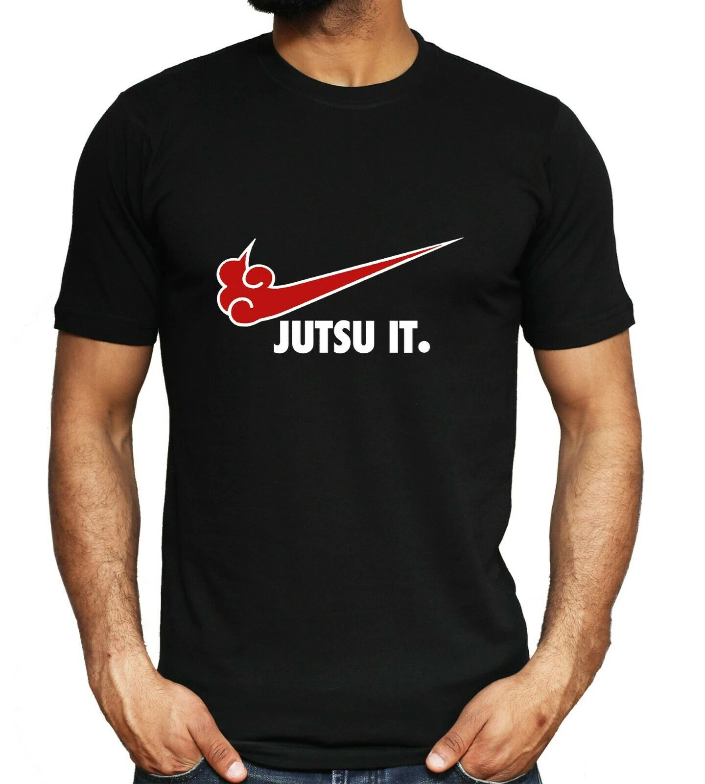 Akatsuki Jutsu It футболка Наруто стиль пародия японского аниме Топ для мужчин s-Xxlcool цвета Pride Футболка мужские футболки