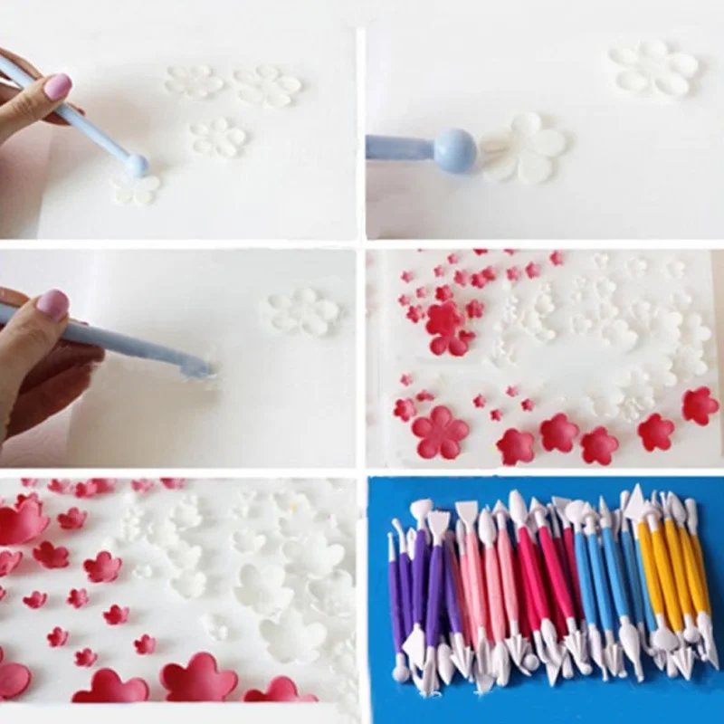 8 шт./компл. Пластик глины Набор для лепки торт Sculpey набор инструментов для придания формы Пластилин Playdough инструменты игрушки полимерные инструменты для лепки из глины