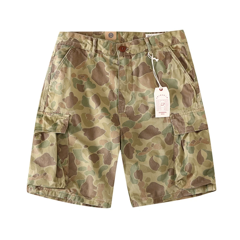 vintage camo cargo shorts