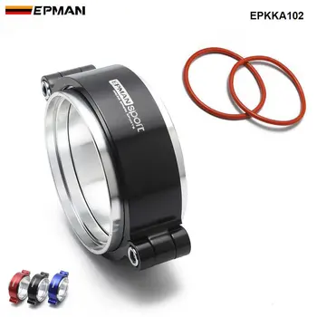 

Epman Exhaust V-band Clamp w Flange System Assembly Anodized Clamp For 4" OD Turbo Intake Charge Piping Intercooler EPKKA102