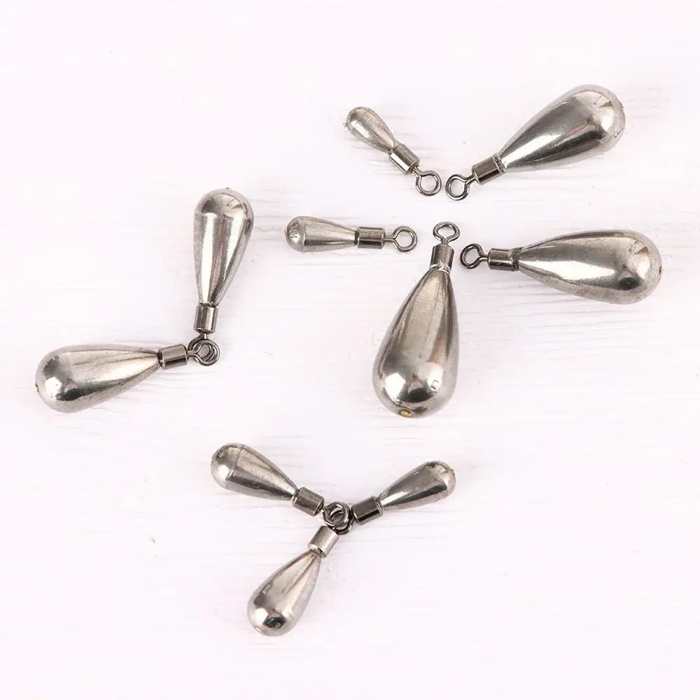 Fishing Counterweight Sinker Fishing Accessories Fishing Tackle 1pc Tungsten Sinkers 09g-14g For Bass Fishing