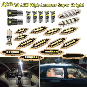 

Universal 23pcs LED T10 3030 Car Light Interior Dome License Plate Lamps For Bmw E39 E46 E60 E90 F10 Golf 4 7 LED Free Shipping
