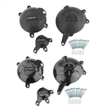 Color : 12V-22 Sprocket avant chaîne Garde moteur Cap Fit Cover for Kawasaki ER6N ER6F 2006 2007 2008 2009 2010 2011 2012 2013 2014 2015 2016 2017 Décoration de voiture