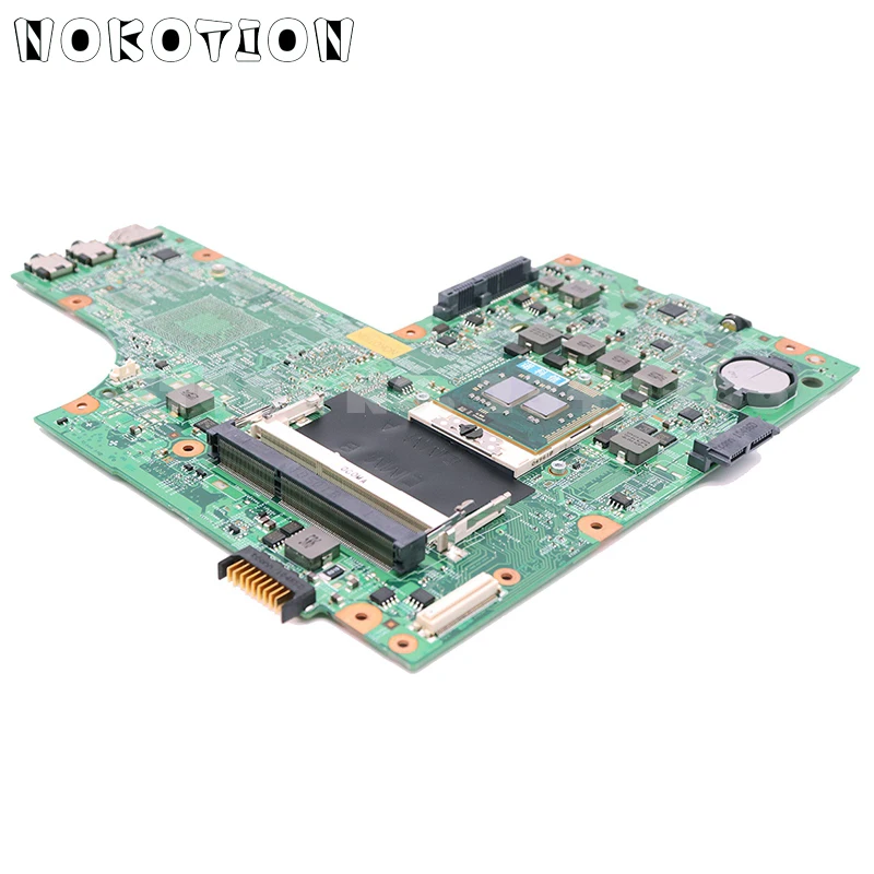 NOKOTION для Dell Inspiron N5010 Материнская плата ноутбука CN-0Y6Y56 0Y6Y56 48.4HH01.011 основная плата HM57 DDR3 Бесплатный процессор