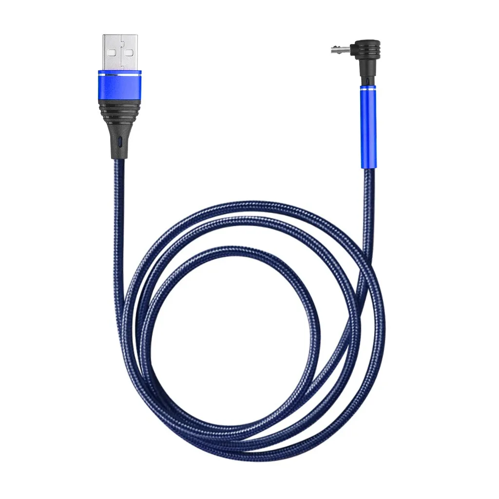 BU 90 градусов микро USB кабель Быстрая зарядка зарядное устройство мобильный телефон данных провод Кабель Microusb для samsung Xiaomi Android - Цвет: BU