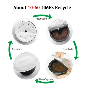 10 TO 60 Times Using Food Coffee Refillable Pods 2