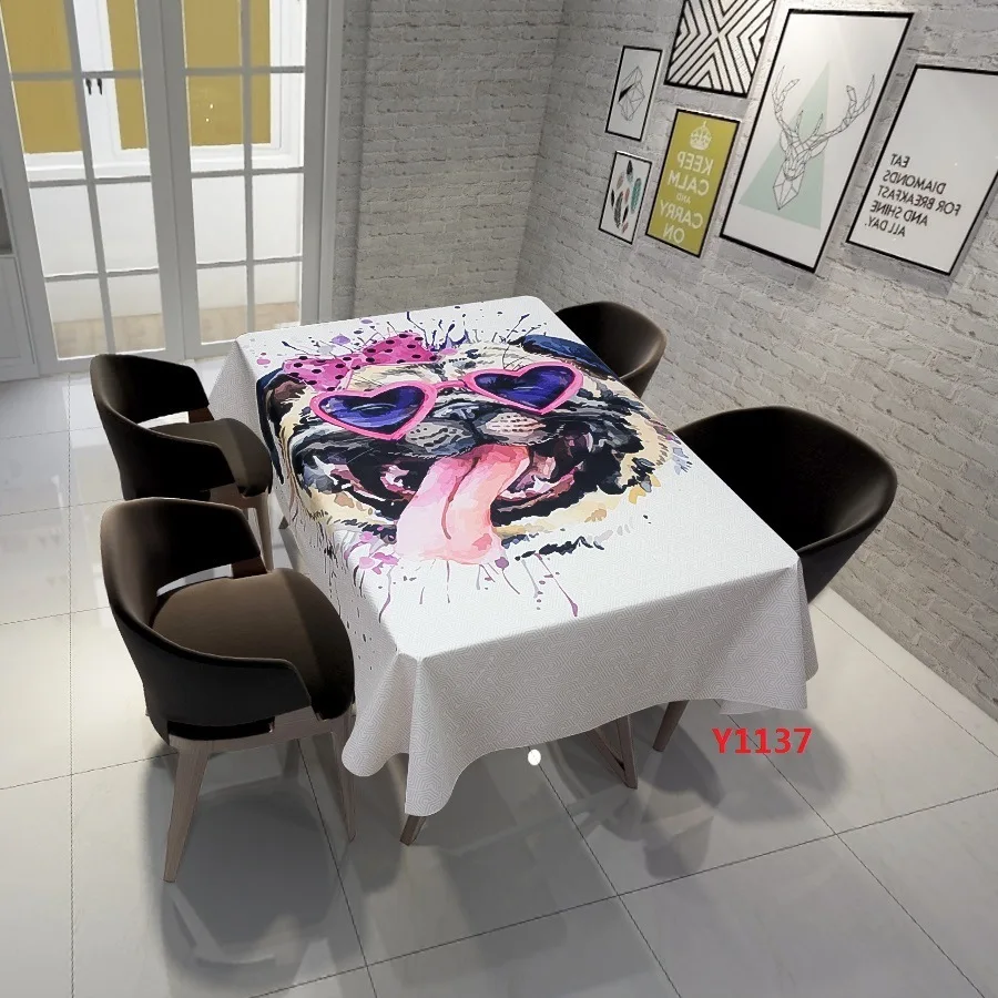 Вечерние пластиковые скатерти для стола с цветами на день рождения | Дом и сад