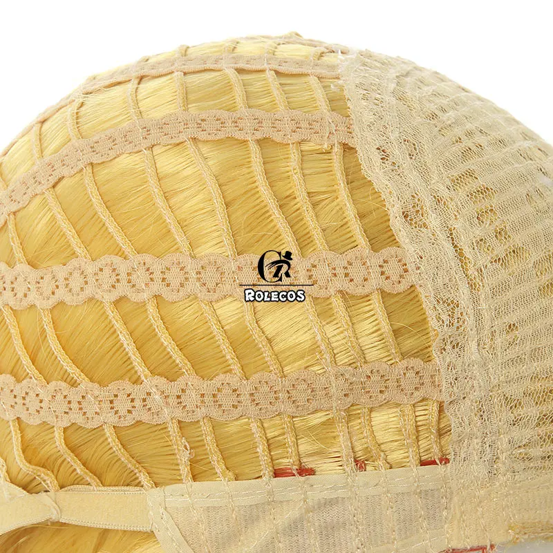 ROLECOS, аниме, Demon Slayer, косплей, волосы Rengoku Kyoujurou, косплей, желтые волосы, Kimetsu no Yaiba, мужские синтетические волосы, Длинные головные уборы