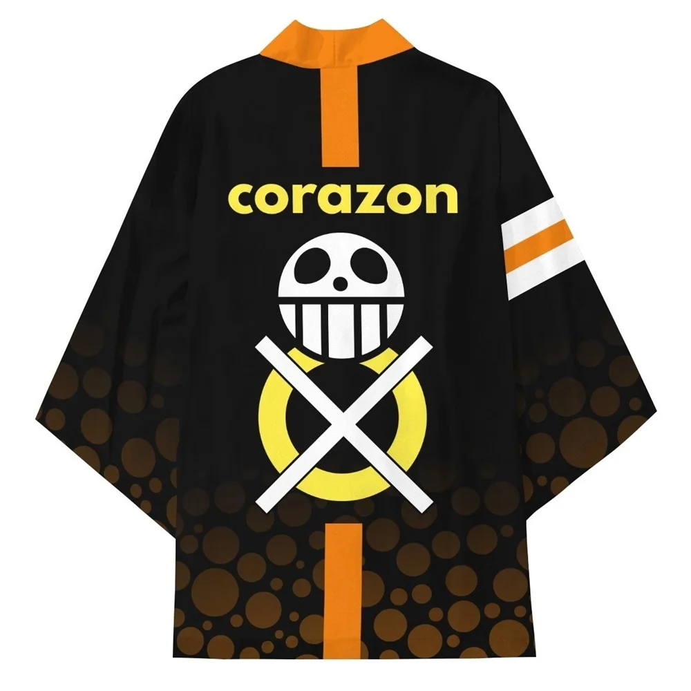 Luffy Edward Newgate Ace Trafalgar Law Corazon Cosplay Costume Coat ...