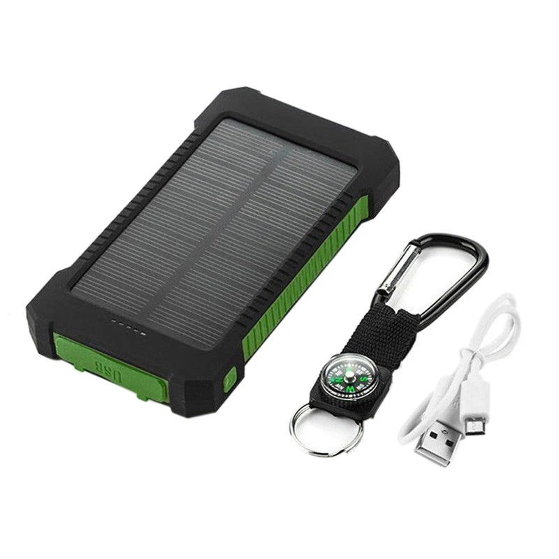 1 шт. DIY водонепроницаемый двойной USB+ без батареи Солнечный светодиодный 50000 мАч банк питания зарядное устройство чехол 14,9 см X 7,4 см X 1,8 см