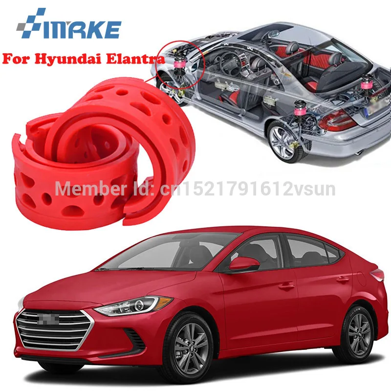 SmRKE для hyundai Elantra Высокое качество спереди/сзади Авто Амортизатор Весна Бампер мощность подушки буфера