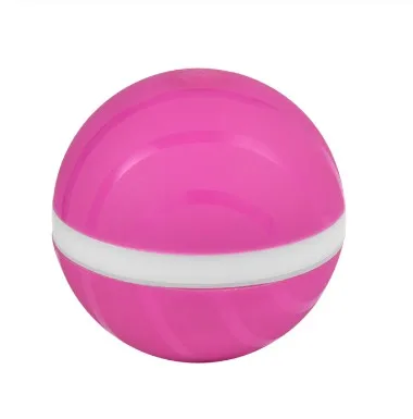 Pink Нечестивый мяч, анти-укус, водонепроницаемая игрушка для домашних животных, волшебный роликовый шар, USB, светодиодный шар для домашних животных, вращающийся, Веселый шар, игрушки для кошек, игрушки для котят - Цвет: Pink