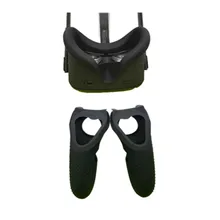 Силиконовый чехол, противоскользящий защитный чехол для Oculus Quest VR, контроллер гарнитуры, Противоударная ручка, чехол, маска для глаз, накладка