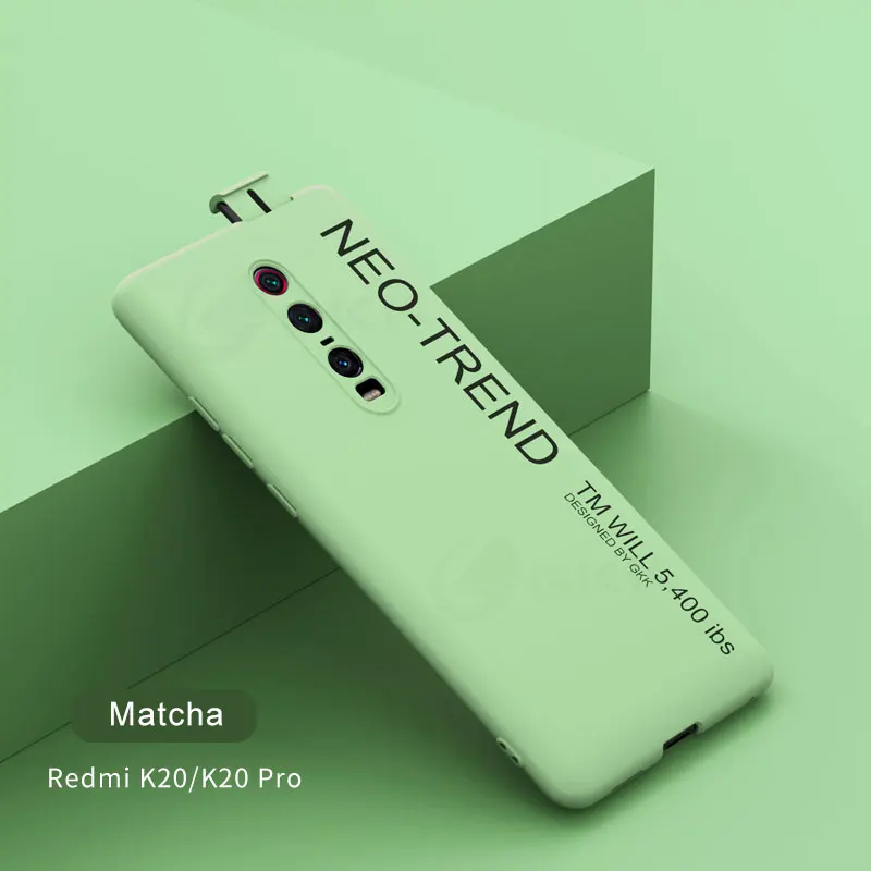 GKK Luxury Liquid Silicone Case For Xiaomi Redmi K20 9T POCO F2 Pro Case Lifting Camera Protection Cover For Xiaomi POCO F2 Pro xiaomi leather case cover Cases For Xiaomi