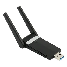 Беспроводная сетевая карта USB 3,0 адаптер двухдиапазонный USB WiFi ключ 1200 Мбит/с USB 3,0 беспроводные LAN адаптеры сетевые карты с CD