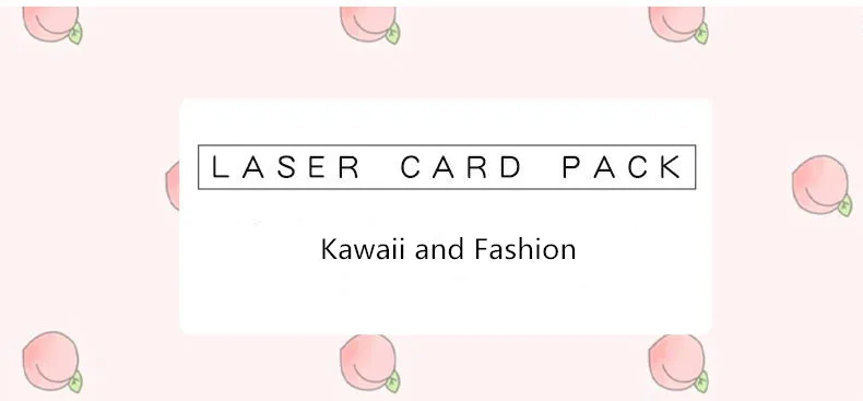 Новинка 1 шт. 20 бит Kawaii модные лазерные фрукты кредитных банковских и идентификационных карт держатель сумка для женщин девочек автобусные карты защитный чехол для хранения