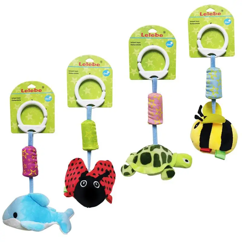 

Cute Newborn Baby Stroller Hanging Rattle Spiral Baby Stroller Car Seat Toy Bell Chimes Bell Toy Doll Pendant For Baby