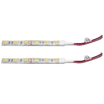 

2x 10cm Waterproof Blue/Warm White 5050 Led Strip Lights Dc 12V Caravan Boat Car