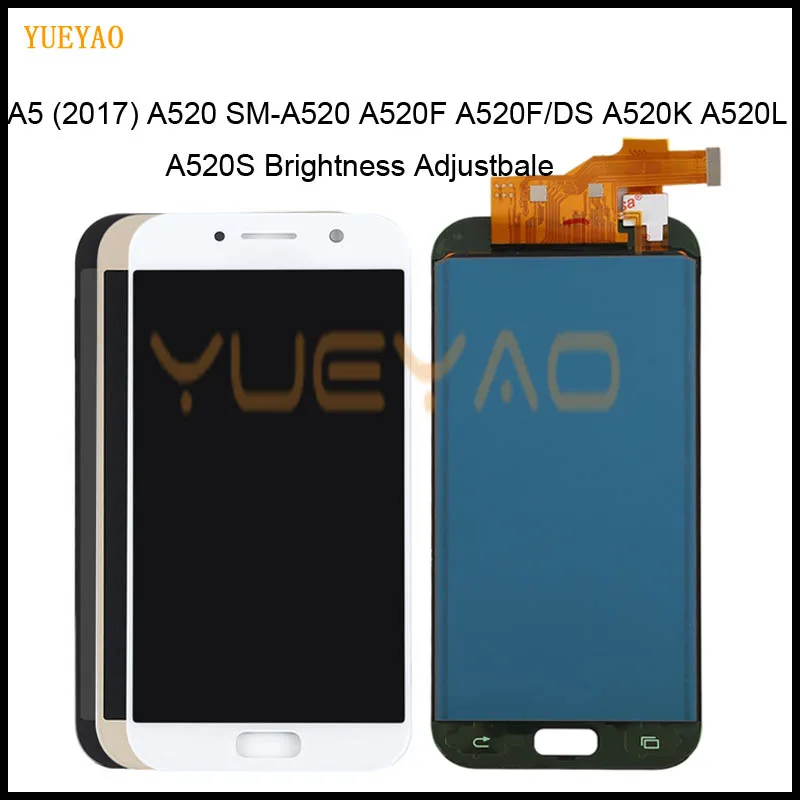 A520f LCD For Samsung Galaxy A5 2017 A520 SM-A520F Display Digitizer Touch Screen | Мобильные телефоны и аксессуары