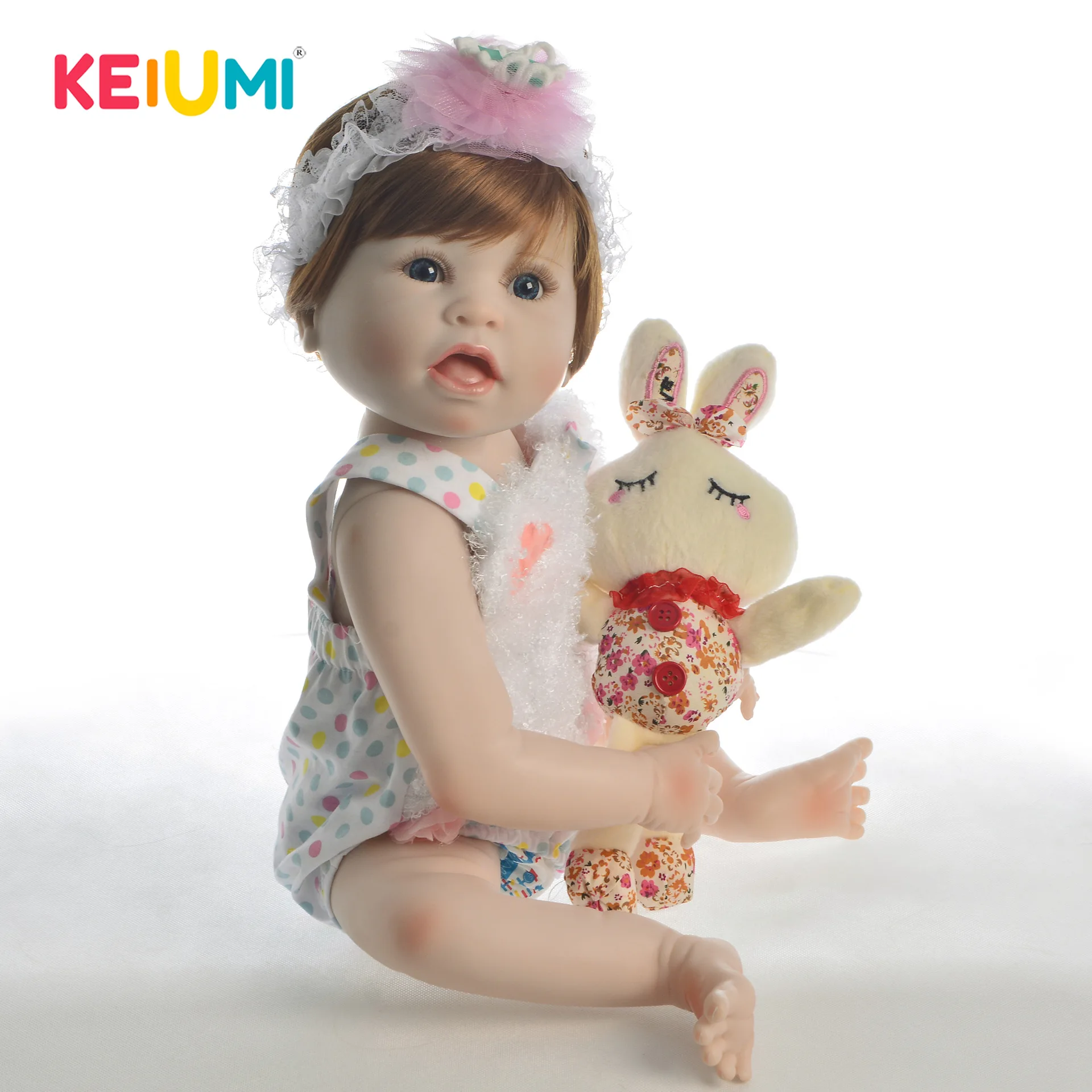  Keiumi Hot Selling 57cm Reborn Baby Doll Model Baby Reborn Baby Doll