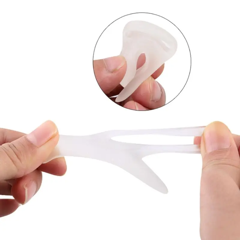 2Pcs Hammer Toe Treatment Tools Soft Gel Splints Feet Toes Correctors Separator M89F