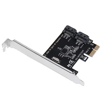 

PCIe to SATA3.0 Expansion Card 2 Port SATA III PCI Express 6GB/s Computer Adapter