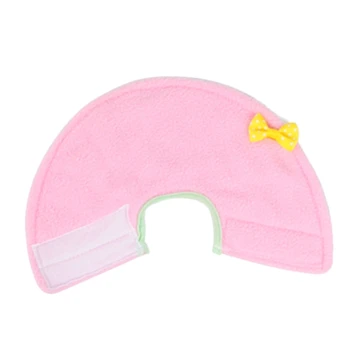 

3PCS Elizabethan Circle Parrot Bib Cloak for Birds Anti-Bite and Anti-Pecking Protection Collar Pink