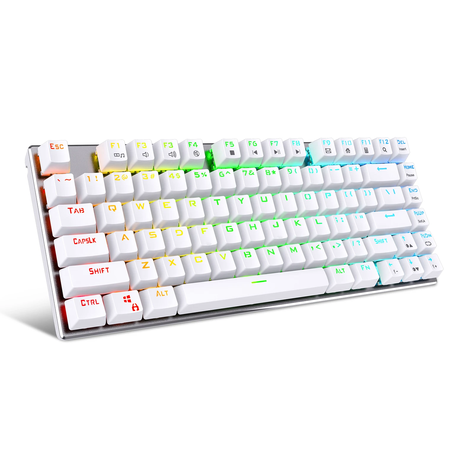 Z88 Tkl Mechanical Keyboard Rgb Backlit Blue Switches Aluminum