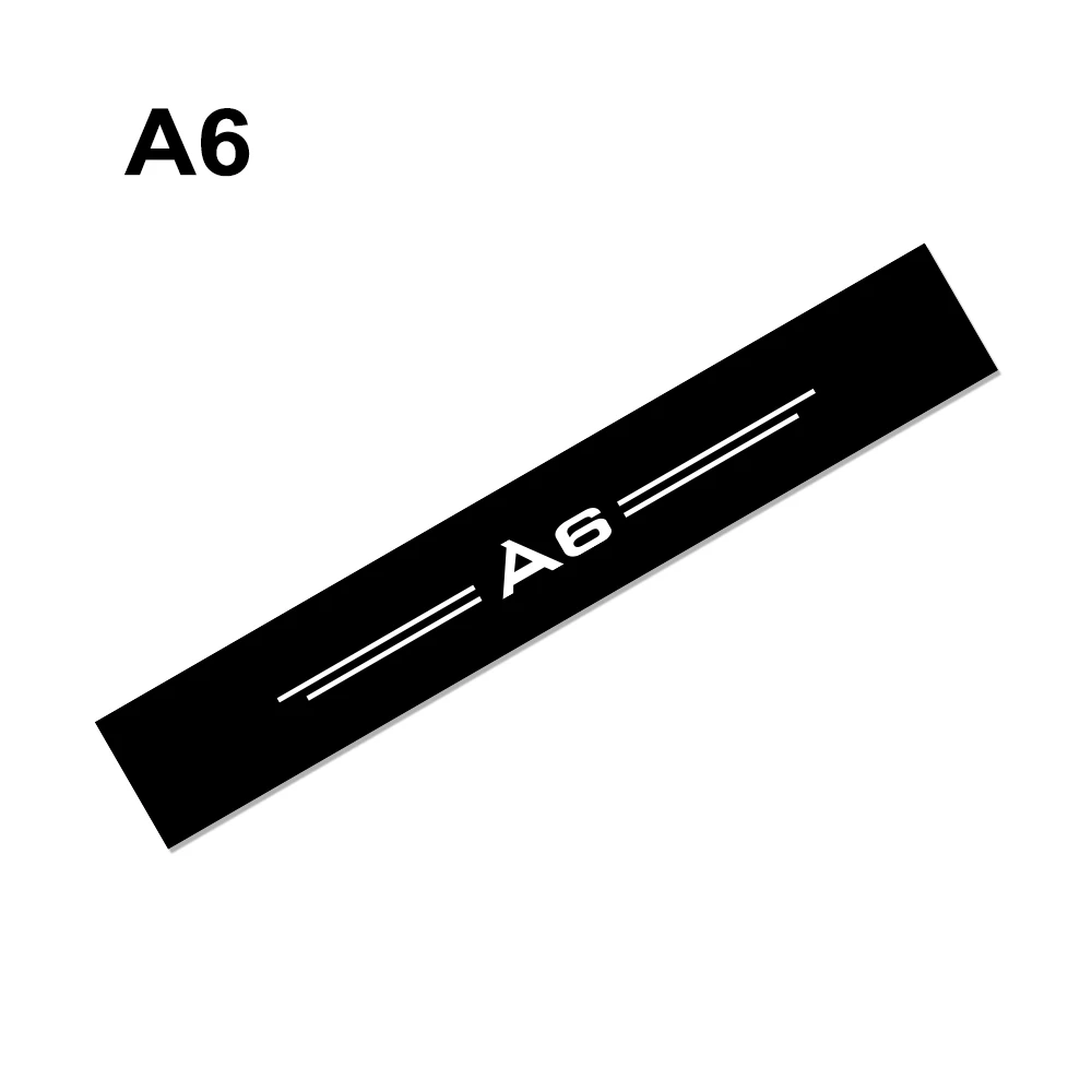 A6 Для Audi A4 B5 B6 B7 B8 A3 8P A5 A6 C6 C5 C7 A1 A7 A8 Q2 Q3 Q5 Q7 TT RS3 RS4 RS5 автомобиль спереди и сзади лобовое стекло наклейки автомобильные аксессуары - Название цвета: A6