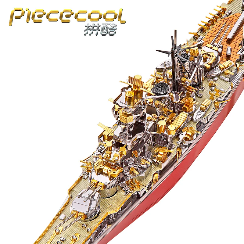 MMZ модель Piececool 3D металлическая головоломка Япония Kongou Battleship военный монтажный Металл модельный комплект DIY 3D лазерная резка модель головоломка игрушка