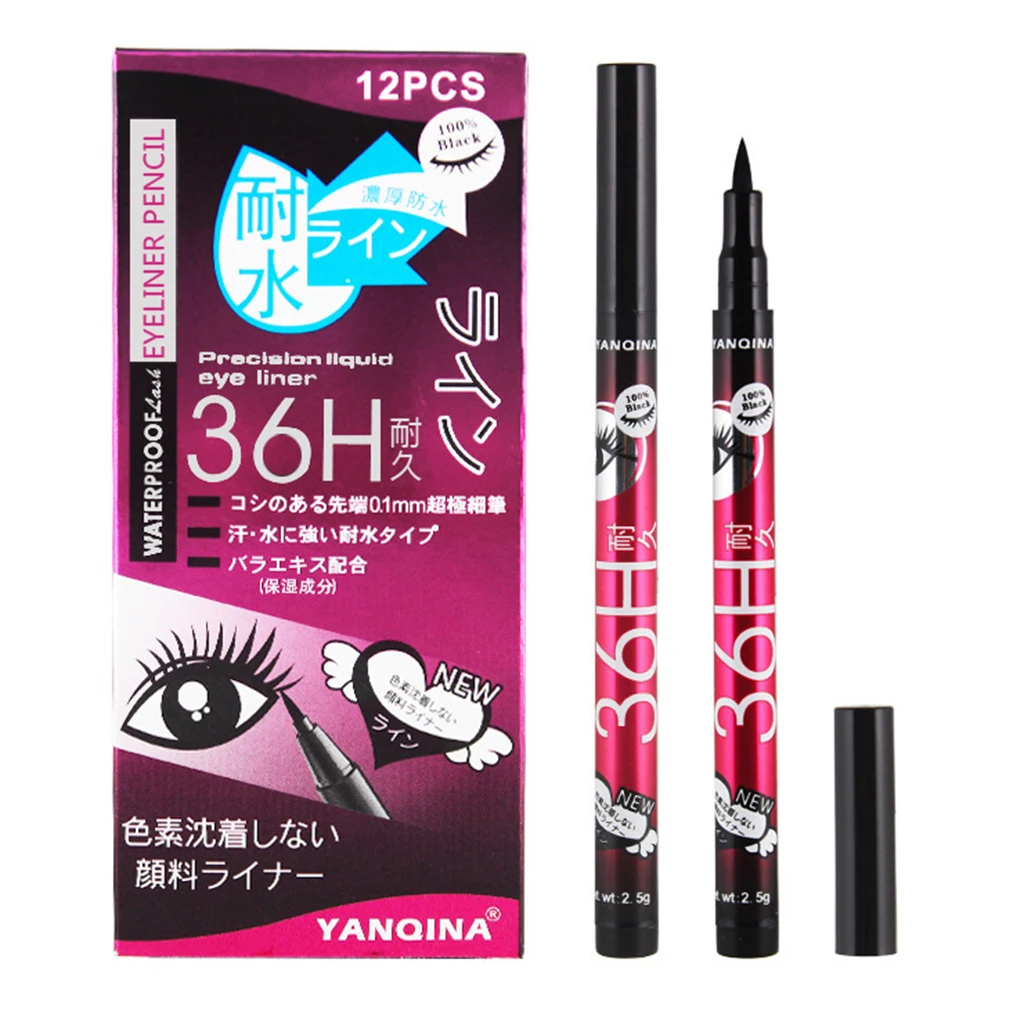 Liquid Eyeliner Pen Smudgeproof Precision Beauty Eye Liner Gel Definer 2.5g Liquid Eyeliner Pen Smudgeproof Precision Beauty Eye Liner Gel Definer 2.5g
