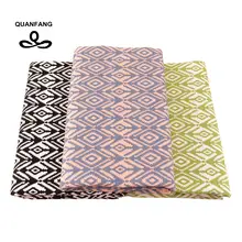 QUANFANG новая Трехцветная Геометрическая серия хлопчатобумажная льняная ткань для лоскутного шитья, шитья, подушки, дивана, сумки, материалы полуметра