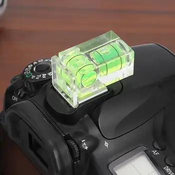 

DSLR Camera Two-Axis Bubble Spirit Level Flash Hot Shoe Protective Cover Support Dropshipping