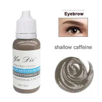 

1/2 Oz. Permanent Makeup Microblading Pigment Tattoo Ink Eyebrow Lips Lasting Color Body Tattoo Art (shallow Caffeine) Tinta