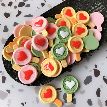 

Happy Monkey Resin Hearts Candy Slime Additives Charms New Cute DIY Kit Accessories Filler for Cloud Clear Crunchy Slime Clay