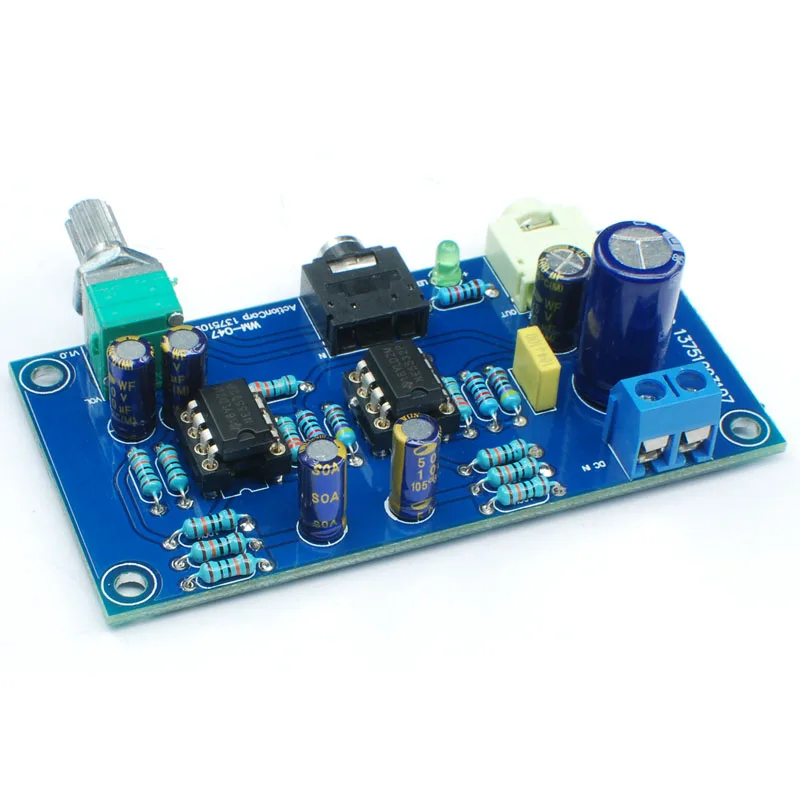 HIFI 47 Earphone Amplifier 2 Channel Headphone Amplifier 47 Amplifier Dc Single Power Version Finished Product 