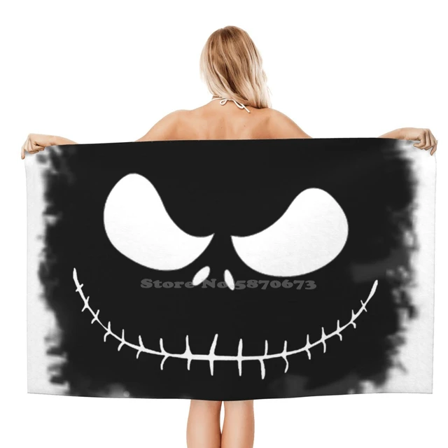 Nightmare Love Jack Sally Personalized 3 Piece Bath Towel Set His