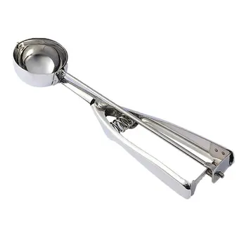 

New Summer 2020 4CM 5CM 6CM Kitchen Stainless Steel Ice Cream Scoop Scoop Dough Kitchen Spoon Accessories Ice Cream Spoon Boxed