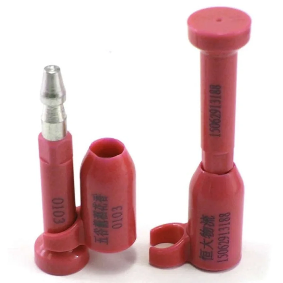 10pcs High Security Bolt Seals Steel Container Lock Tamper Proof Seal Numberd for Truck Trailers anti-feke