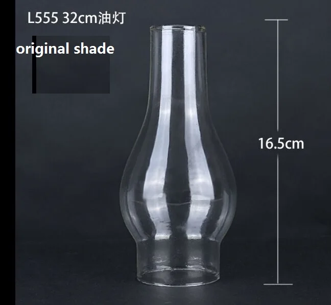 glass shade Оригинальное качество Винтажный фонарь стилизованный под керосиновую лампу держатель масляные огни стеклянная лампа с абажуром Чехлы аксессуары для освещения запасные части - Цвет корпуса: glass shade