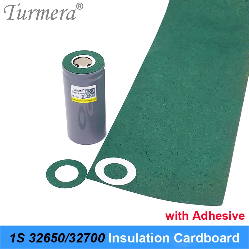 

1S 32650 32700 Lifepo4 Battery Insulation cardboard 36Pieces with Adhesive for 32650 Battery Pack Insulating Glue Patch Positive
