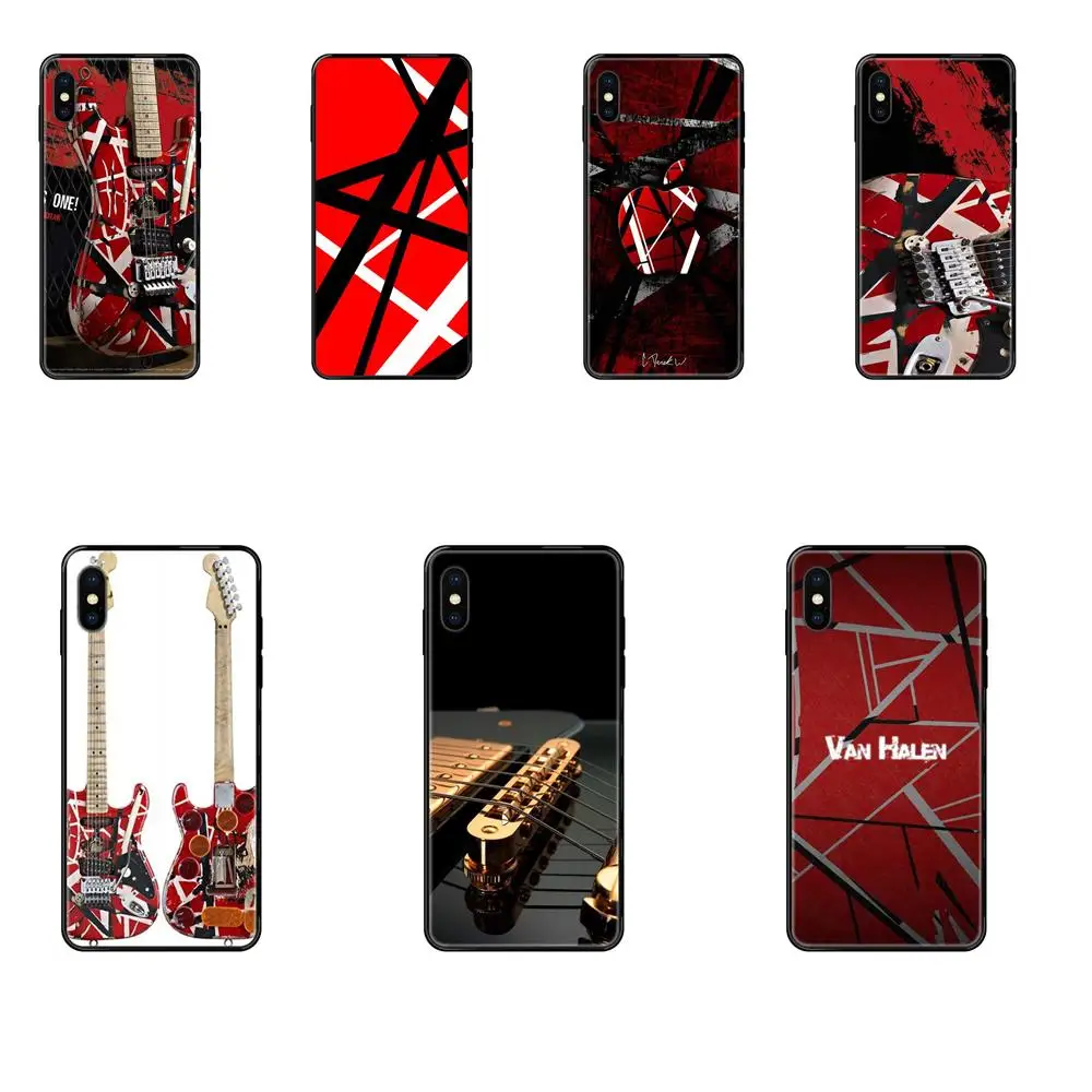 Эдди Van Halen Графический гитары милое постельное белье для Galaxy A5 A6 A7 A8 A10 A10S A20 A20S A20E