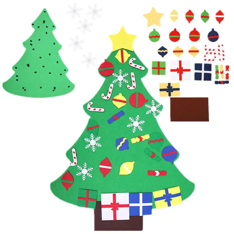 

Non-woven Fabrics DIY Christmas Trees Door Wall Hanging Felt Toy Home Decoration
